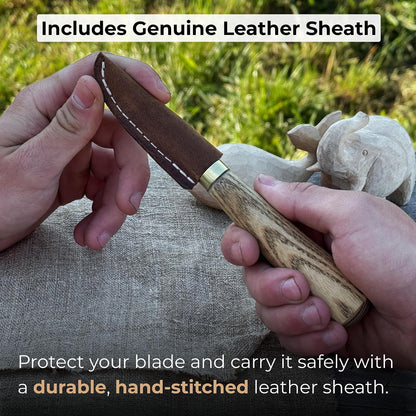 Sharky Whittling Knife Hand-Forged Sloyd Tool 2.95 In