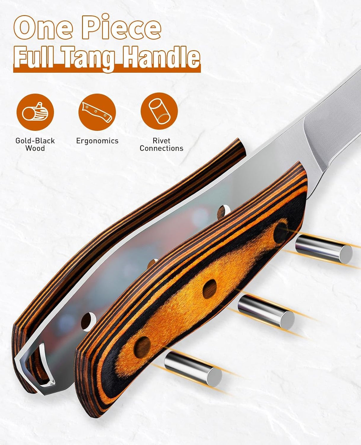 Professional Boning Knife and Fillet Knife Set 2 with Gift Box
