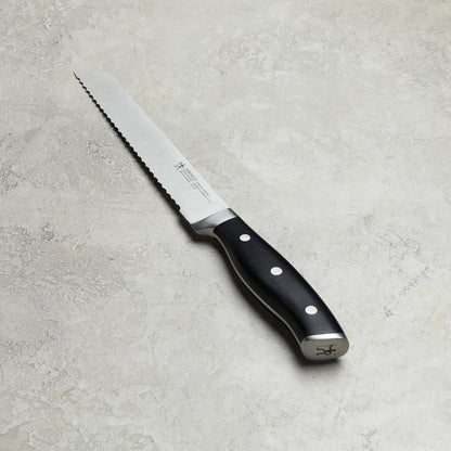 Forged Accent Razor-Sharp 8-inch Bread Knife, Cake Knife, Black, German Engineered Informed by 100+ Years of Mastery