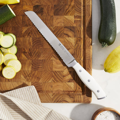 Forged Accent Razor-Sharp 8-inch Bread Knife, Cake Knife, Black, German Engineered Informed by 100+ Years of Mastery