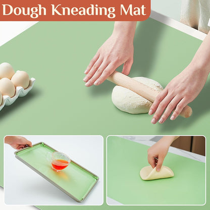 Silicone Baking Mat Roll, Reusable Baking Sheet Liners, 12 in x 6 ft | Free Cut to Size, Food-Grade, Non-Stick, Non-Slip, For Dough, Pastry, Air Fryer, Freeze Dryer, Oven Pan, Kitchen Counter