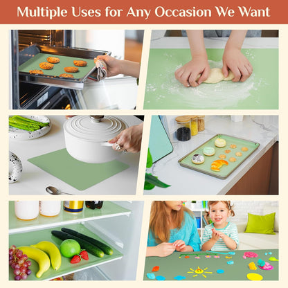 Silicone Baking Mat Roll, Reusable Baking Sheet Liners, 12 in x 6 ft | Free Cut to Size, Food-Grade, Non-Stick, Non-Slip, For Dough, Pastry, Air Fryer, Freeze Dryer, Oven Pan, Kitchen Counter