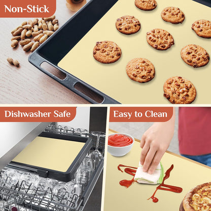 Silicone Baking Mat Roll, Reusable Baking Sheet Liners, 12 in x 6 ft | Free Cut to Size, Food-Grade, Non-Stick, Non-Slip, For Dough, Pastry, Air Fryer, Freeze Dryer, Oven Pan, Kitchen Counter