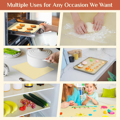 Silicone Baking Mat Roll, Reusable Baking Sheet Liners, 12 in x 6 ft | Free Cut to Size, Food-Grade, Non-Stick, Non-Slip, For Dough, Pastry, Air Fryer, Freeze Dryer, Oven Pan, Kitchen Counter