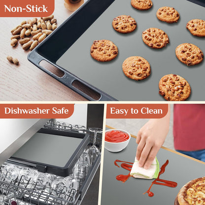 Silicone Baking Mat Roll, Reusable Baking Sheet Liners, 12 in x 6 ft | Free Cut to Size, Food-Grade, Non-Stick, Non-Slip, For Dough, Pastry, Air Fryer, Freeze Dryer, Oven Pan, Kitchen Counter