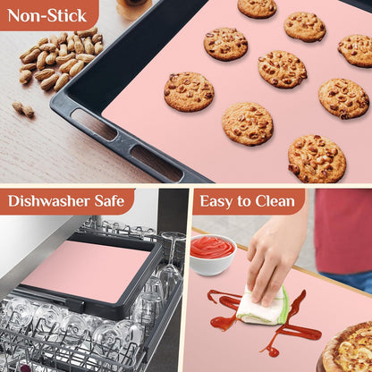 Silicone Baking Mat Roll, Reusable Baking Sheet Liners, 12 in x 6 ft | Free Cut to Size, Food-Grade, Non-Stick, Non-Slip, For Dough, Pastry, Air Fryer, Freeze Dryer, Oven Pan, Kitchen Counter