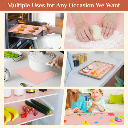 Silicone Baking Mat Roll, Reusable Baking Sheet Liners, 12 in x 6 ft | Free Cut to Size, Food-Grade, Non-Stick, Non-Slip, For Dough, Pastry, Air Fryer, Freeze Dryer, Oven Pan, Kitchen Counter