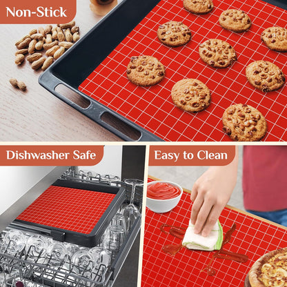 Silicone Baking Mat Roll, Reusable Baking Sheet Liners, 12 in x 6 ft | Free Cut to Size, Food-Grade, Non-Stick, Non-Slip, For Dough, Pastry, Air Fryer, Freeze Dryer, Oven Pan, Kitchen Counter