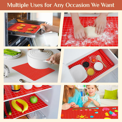 Silicone Baking Mat Roll, Reusable Baking Sheet Liners, 12 in x 6 ft | Free Cut to Size, Food-Grade, Non-Stick, Non-Slip, For Dough, Pastry, Air Fryer, Freeze Dryer, Oven Pan, Kitchen Counter