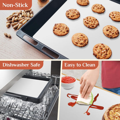 Silicone Baking Mat Roll, Reusable Baking Sheet Liners, 12 in x 6 ft | Free Cut to Size, Food-Grade, Non-Stick, Non-Slip, For Dough, Pastry, Air Fryer, Freeze Dryer, Oven Pan, Kitchen Counter