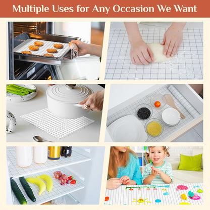 Silicone Baking Mat Roll, Reusable Baking Sheet Liners, 12 in x 6 ft | Free Cut to Size, Food-Grade, Non-Stick, Non-Slip, For Dough, Pastry, Air Fryer, Freeze Dryer, Oven Pan, Kitchen Counter