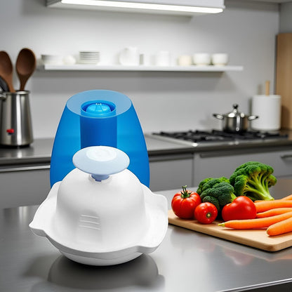 Blue Food Safety Holder for Mandolin Slicer or Grater,Finger Anti-Cut Protectors for Vegetable Grater, Food Slicer Cutter Finger Guard for Mandoline Cutting,Kitchen Utensils and Gadgets