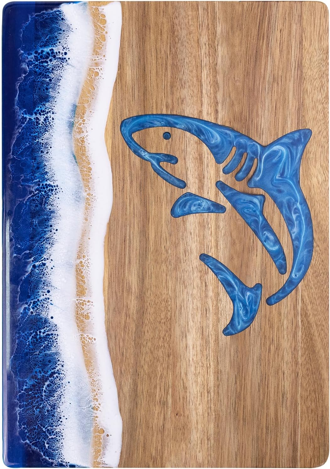 Ocean Charcuterie board: Resin Cutting Board, handmade board for Fruit Cheese and meat, Vegetable, Kitchen, Gift