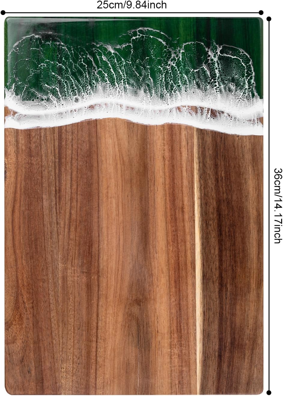 Ocean Charcuterie board: Resin Cutting Board, handmade board for Fruit Cheese and meat, Vegetable, Kitchen, Gift