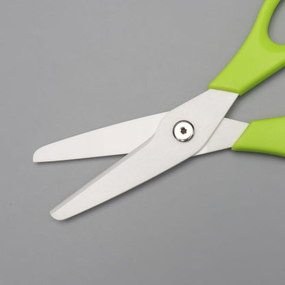 Ceramic Kitchen Scissors 8" Ceramic Blade Scissors White Sharp Blade with Black ABS Handle Cooking Shears for Office School Crafting Kitchen (Black)