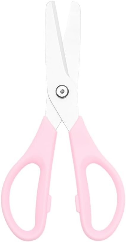 Ceramic Kitchen Scissors 8" Ceramic Blade Scissors White Sharp Blade with Black ABS Handle Cooking Shears for Office School Crafting Kitchen (Black)
