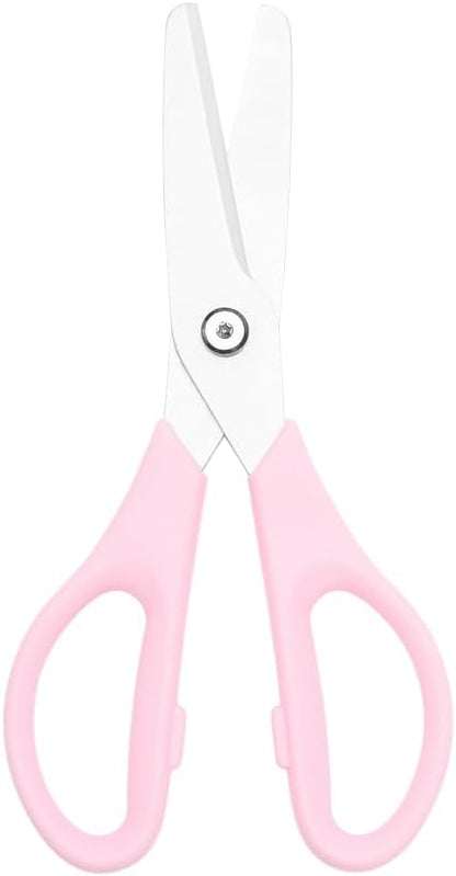 Ceramic Kitchen Scissors 8" Ceramic Blade Scissors White Sharp Blade with Black ABS Handle Cooking Shears for Office School Crafting Kitchen (Black)