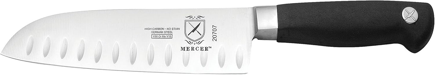 Genesis 7-Piece Forged Steak Knife Set, Steel/Black