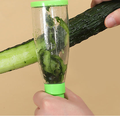 Storage Style Peel Knife, 8 Inch x 2.3 Inch Green Peeler for Vegetables and Fruits (Green)