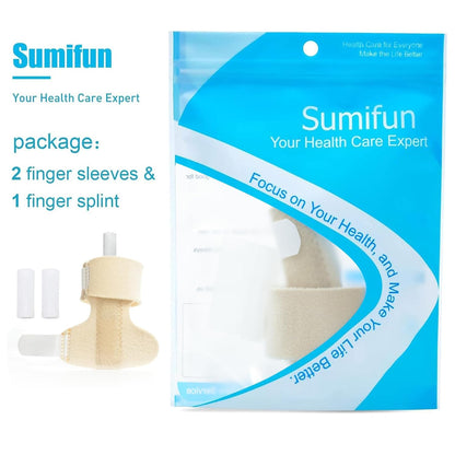 Finger Brace, Trigger Finger Splint for Index Middle Ring Pinky Finger Arthritis Pain, Tendon Injury, Broken Mallet Finger Stabilizer Supports for Dislocated Knuckle Immobilizer Wrap,Black
