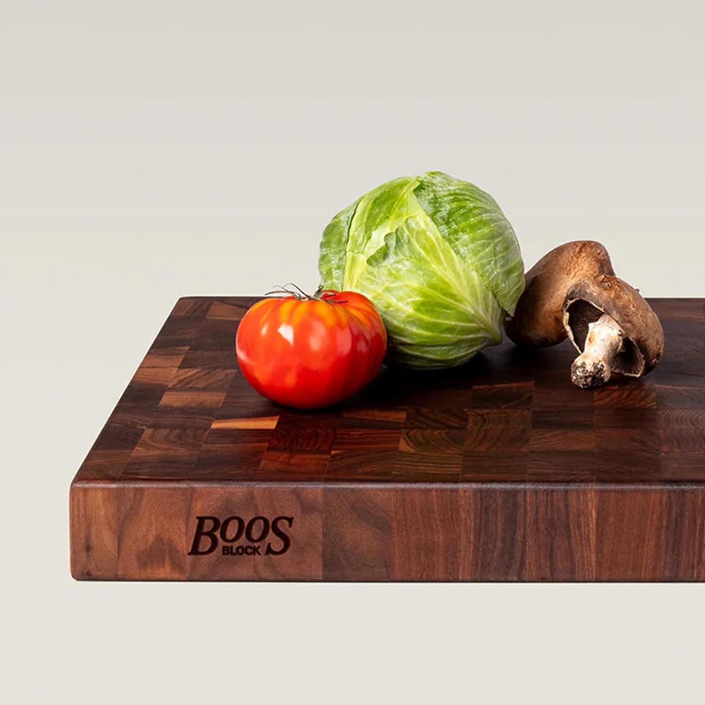 CCB Series Rectangular Wooden Walnut Cutting Board 18”x12” – 1.75” Thick, 12-lb Reversible Butcher Block with End-Grain & Finger Grips – Made in the USA
