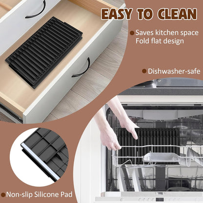 Bread Slicer for Homemade Bread,Adjustable Thickness Slicing Guide,Foldable Portable Bread Cutter Suitability for Homemade Breads, Bagel,Cakes-Kitchen Gadget,Baking Tool &Gift for Mother Father(white)