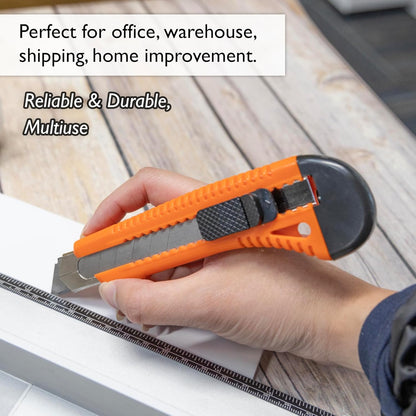 18 mm Snap-Off Replacement Blades in Tube, 8 Ct, 24-Box | drop into compatible utility knives and cutters