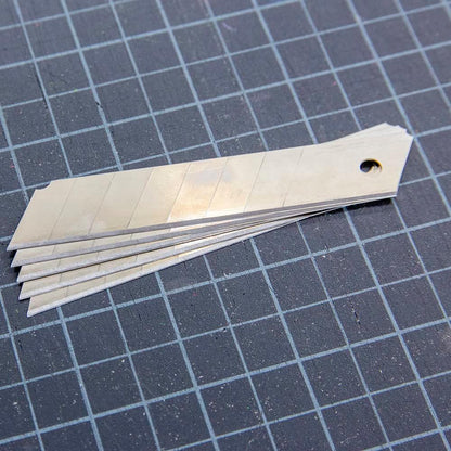 18 mm Snap-Off Replacement Blades in Tube, 8 Ct, 24-Box | drop into compatible utility knives and cutters