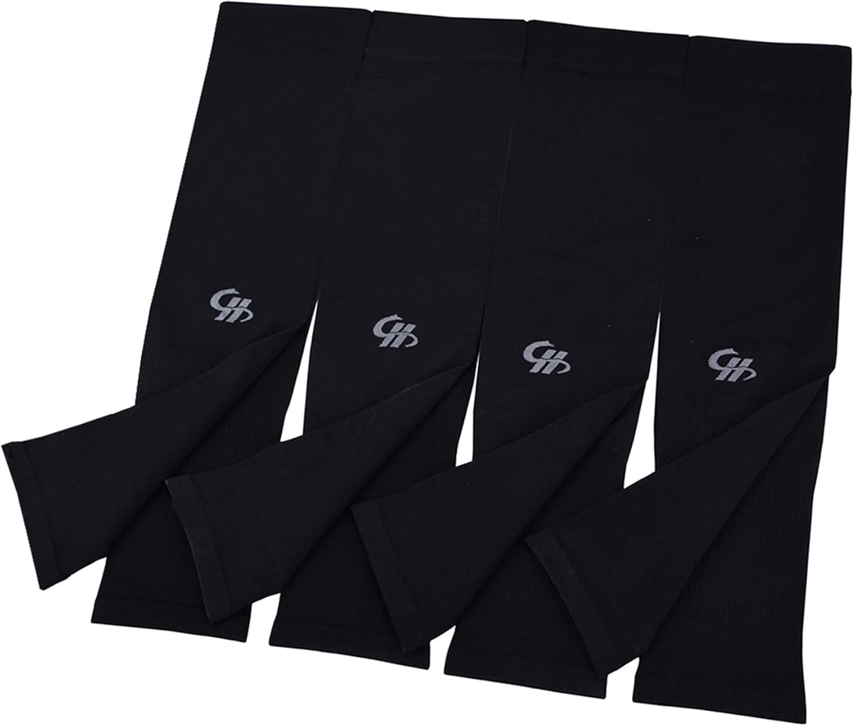 Arm Sleeves UV Sun Protection Cooling UPF 50+ 4-Pairs for Men Women Cycling, Golf, Outdoor Sports