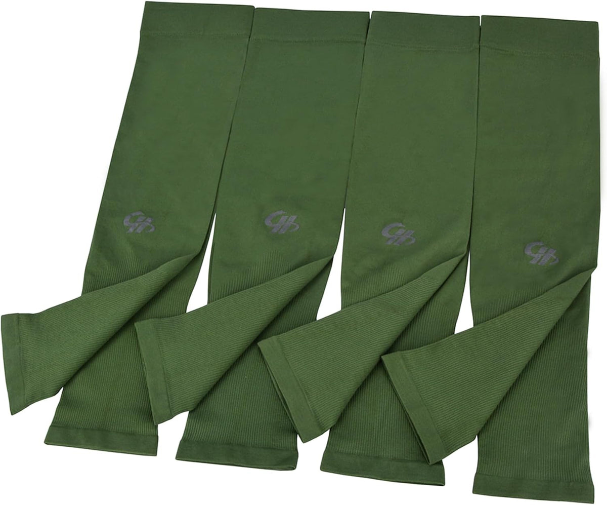 Arm Sleeves UV Sun Protection Cooling UPF 50+ 4-Pairs for Men Women Cycling, Golf, Outdoor Sports