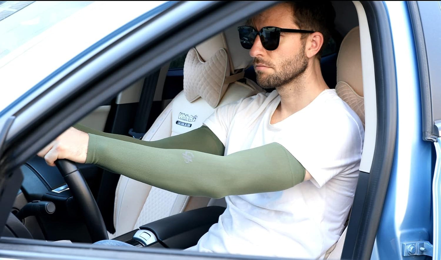 Arm Sleeves UV Sun Protection Cooling UPF 50+ 4-Pairs for Men Women Cycling, Golf, Outdoor Sports