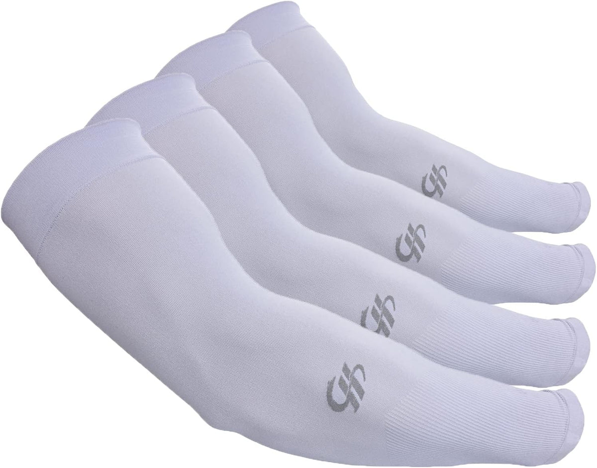 Arm Sleeves UV Sun Protection Cooling UPF 50+ 4-Pairs for Men Women Cycling, Golf, Outdoor Sports
