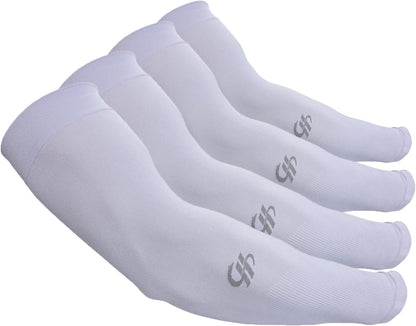 Arm Sleeves UV Sun Protection Cooling UPF 50+ 4-Pairs for Men Women Cycling, Golf, Outdoor Sports