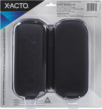 Compression Basic Knife Set, Includes 3 Knives, 13 Blades, Soft Carry Case, 17 Count - Crafting, Art Projects, Cutting Tools