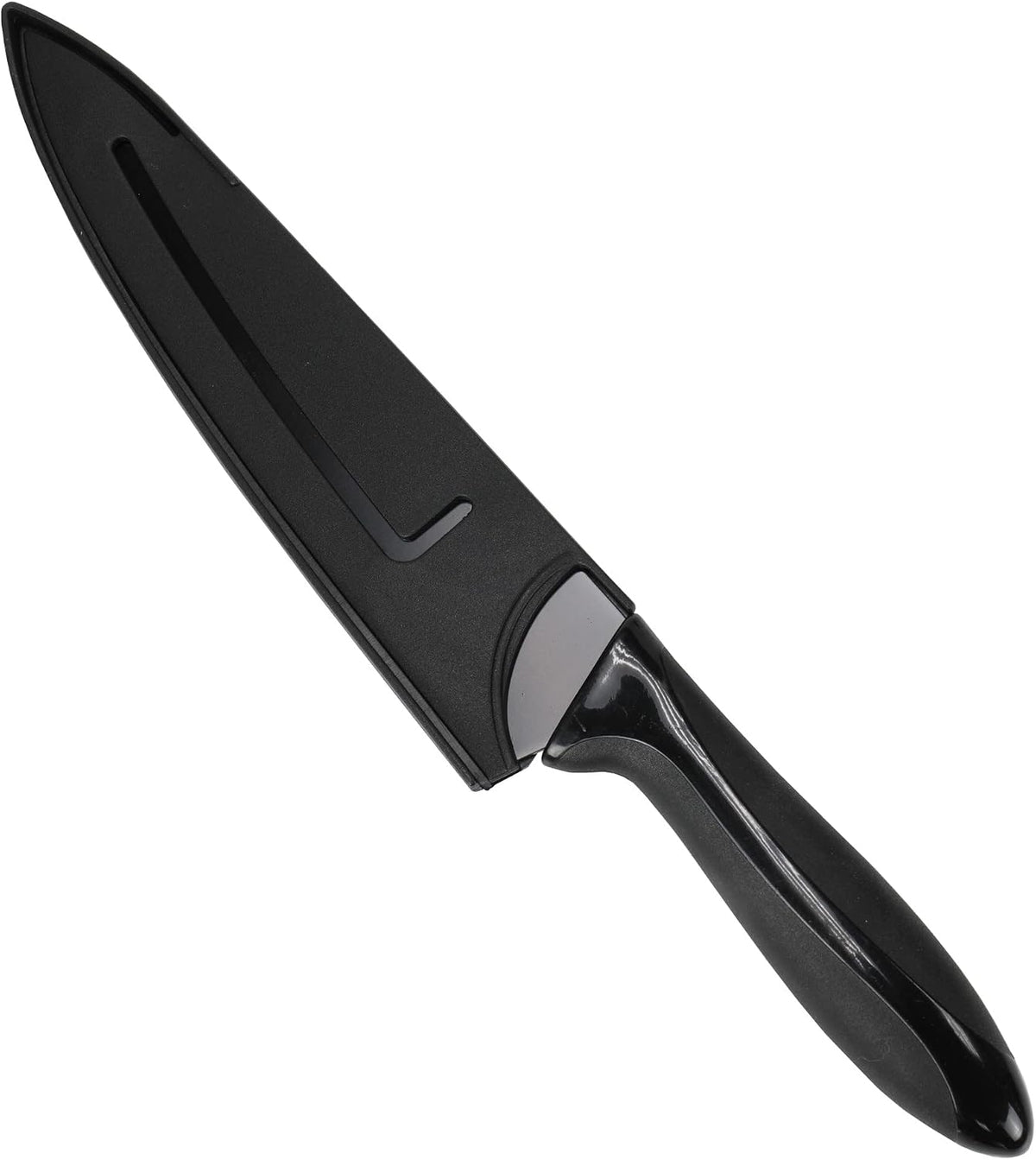 Premium Utility Knife with Sheath, 5 inch Blade 10 inches in Length, Black