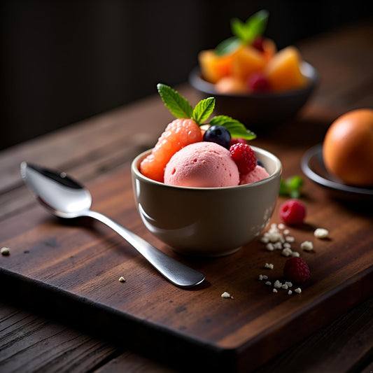 2Pcs Grapefruit Spoon Stainless Steel Fruit Spoon, Dessert Spoons, Serrated Edge Ice Cream Scrape Cut Spoons For Fruit Dessert Cheese Vegetables Kitchen Tool with Non-stick Plating
