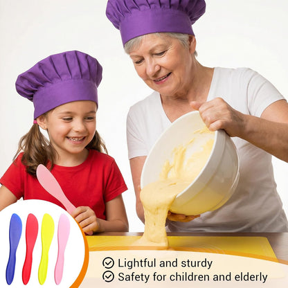 40 Pcs Plastic Butter Spreader, 7 Inch Multi Purpose Frosting Knives Set, 4 Color Kitchen Tools For Cheese, Cream, Jam, and Sandwich Making