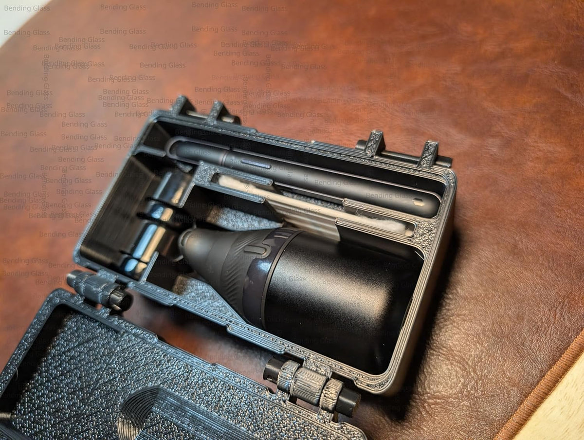 Travel Case for Puffco Proxy Core by Bending Glass – Compact Storage for Hot Knife, Q-Tips & Stash Jars
