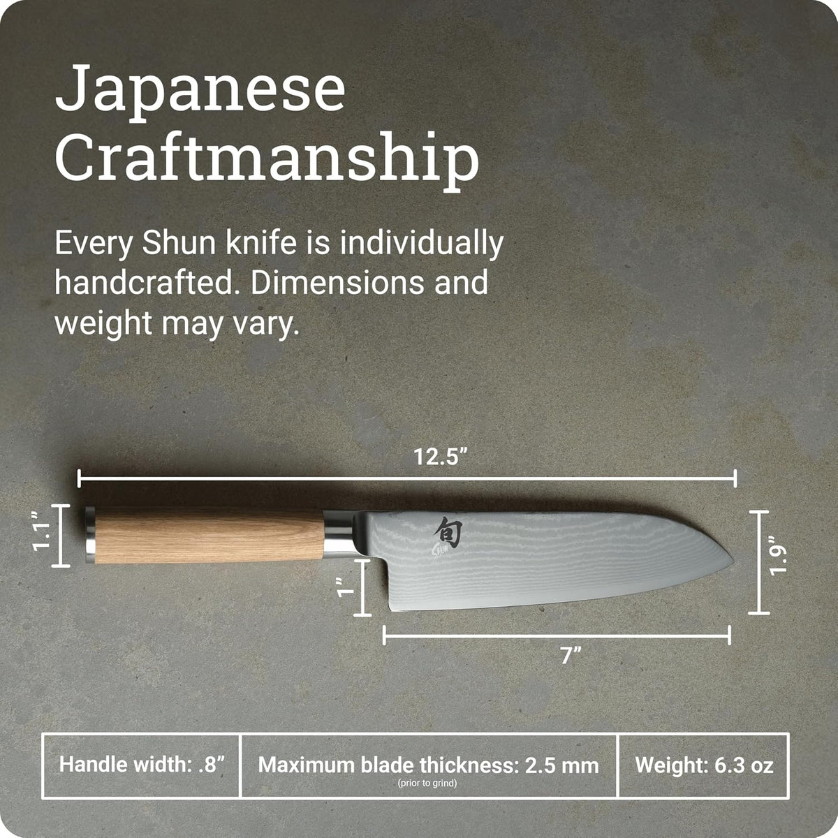Classic Blonde 7" Santoku Knife