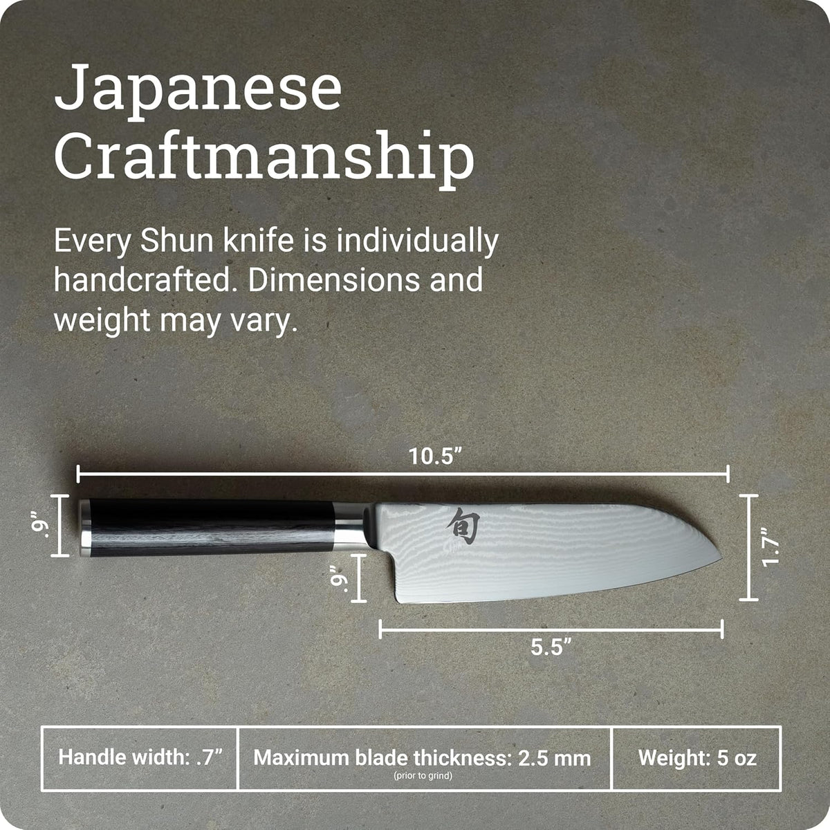 Classic Blonde 7" Santoku Knife