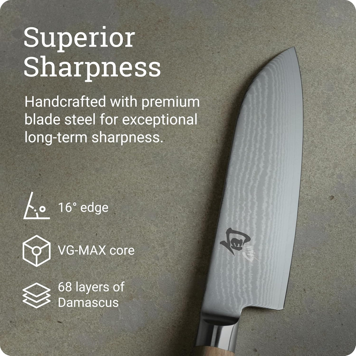 Classic Blonde 7" Santoku Knife