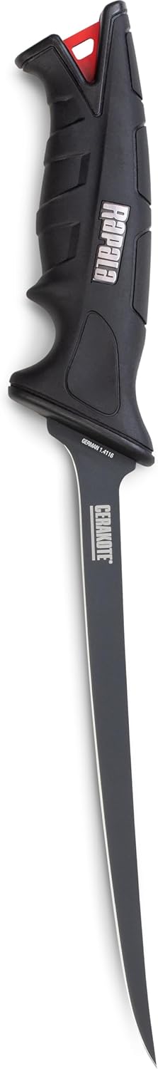 8" Stealth FXF Flex Fillet Knife Flexible Fishing Fillet Knife for Fish Cleaning Bait Prep and Processing