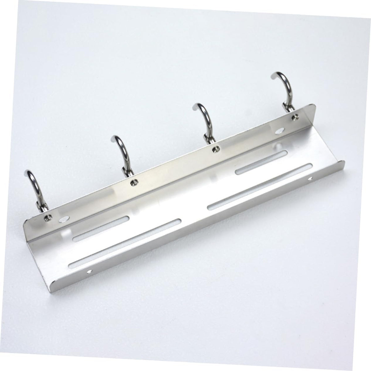 Wall Mounted with 4 Hooks Knife Holder Storage Rack Stainless Steel