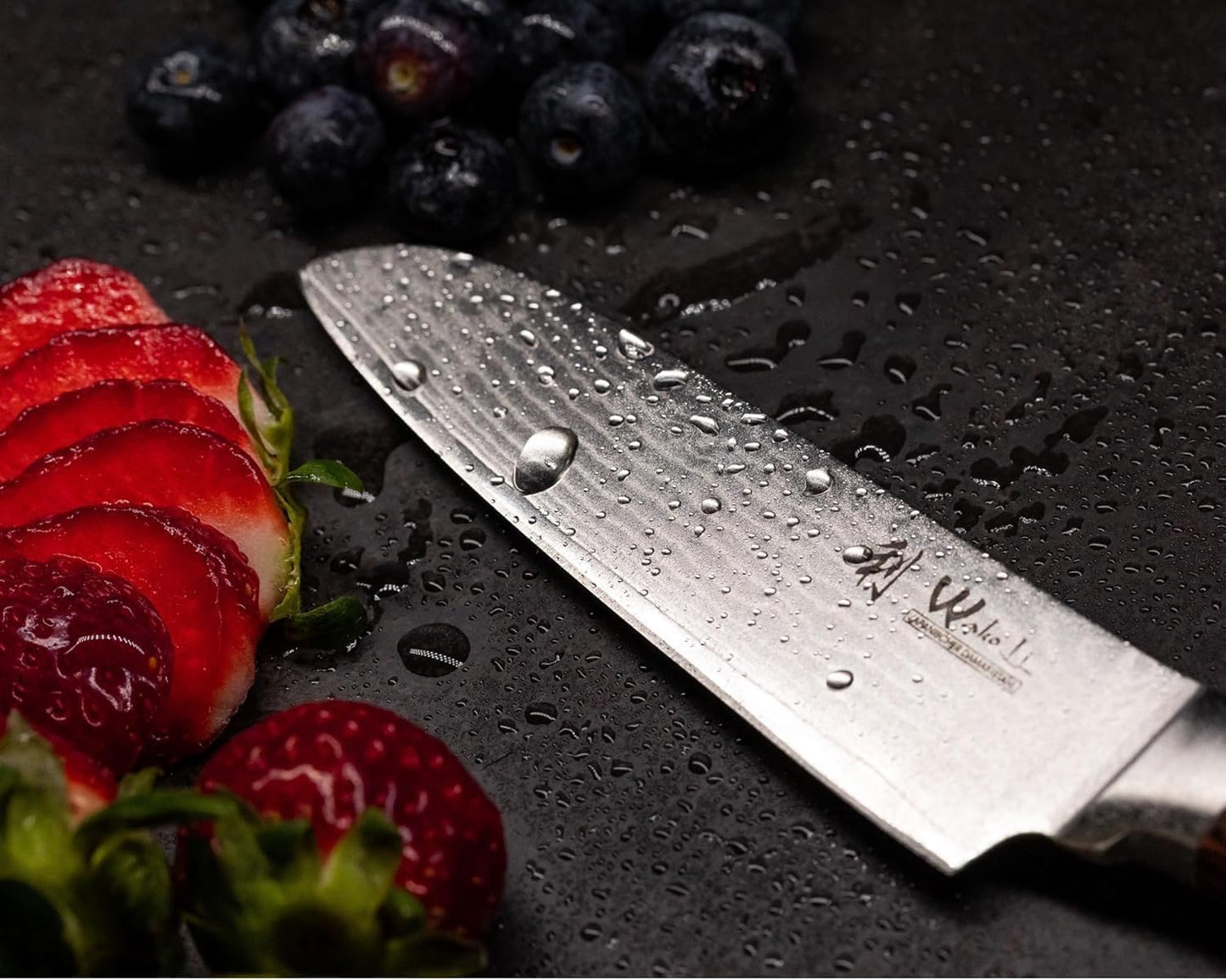 EDIB Meat Carving Knife, 7-Inch High Carbon Stainless Steel Blade | Meat knife for BBQ, roasts, and poultry, kitchen knife with VG10 Damascus blade and ergonomic pakkawood handle in gift box.