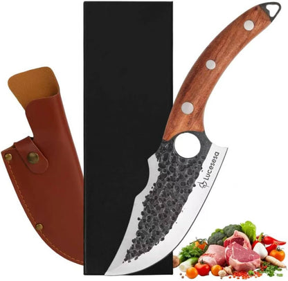 8" Bread Knife, Tomato Knife, Multifunction Serrated Bread Knife Ultra Sharp Offset, Steel Handle Shark-Inspired Ergonomic Stainless for Homemade Bread, Bagels, Sourdough, Vegetables, Fruits