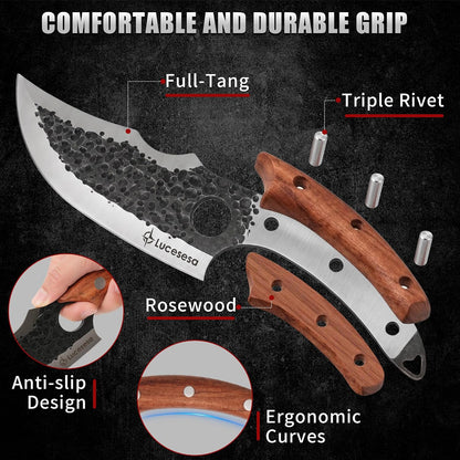 8" Bread Knife, Tomato Knife, Multifunction Serrated Bread Knife Ultra Sharp Offset, Steel Handle Shark-Inspired Ergonomic Stainless for Homemade Bread, Bagels, Sourdough, Vegetables, Fruits