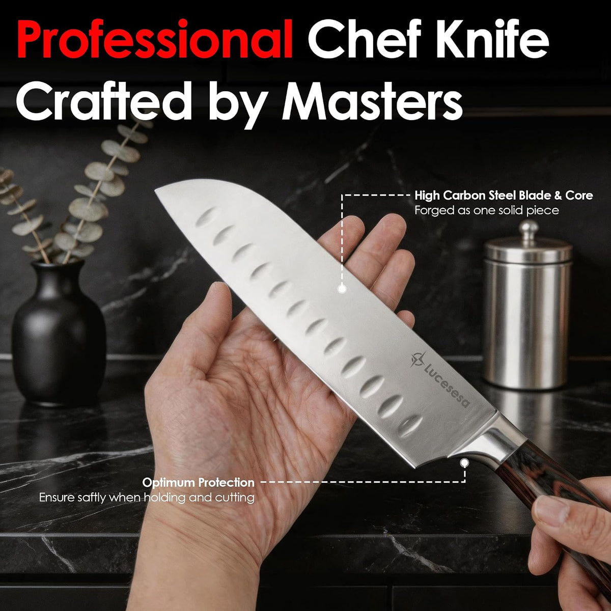 8" Bread Knife, Tomato Knife, Multifunction Serrated Bread Knife Ultra Sharp Offset, Steel Handle Shark-Inspired Ergonomic Stainless for Homemade Bread, Bagels, Sourdough, Vegetables, Fruits
