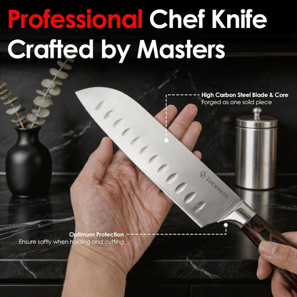 8" Bread Knife, Tomato Knife, Multifunction Serrated Bread Knife Ultra Sharp Offset, Steel Handle Shark-Inspired Ergonomic Stainless for Homemade Bread, Bagels, Sourdough, Vegetables, Fruits