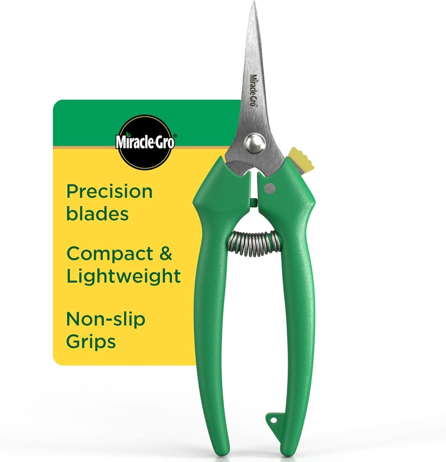 Straight Tip Floral Shears - Lightweight Gardening Scissors - Hand Pruner Pruning Shear for Flowers, Herbs, Roses and Indoor Plants