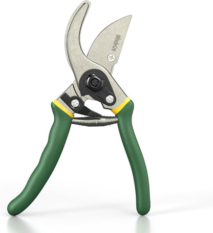 Straight Tip Floral Shears - Lightweight Gardening Scissors - Hand Pruner Pruning Shear for Flowers, Herbs, Roses and Indoor Plants